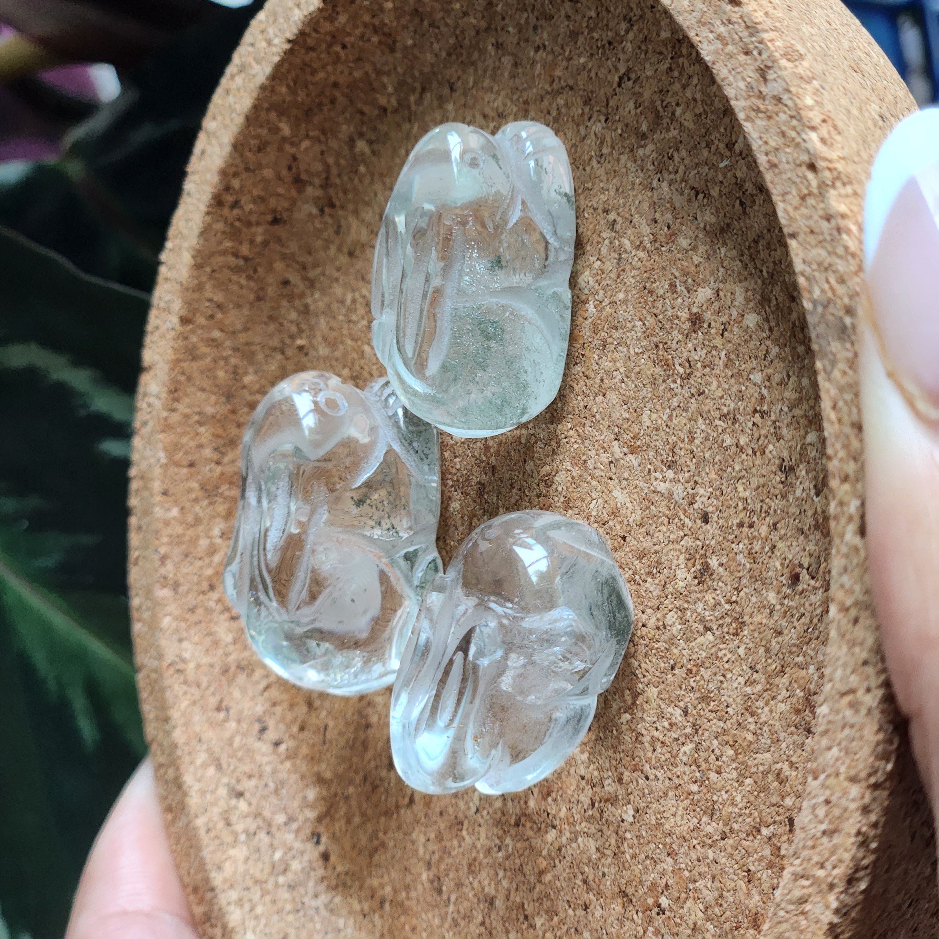 Phantom Quartz Bunny Rabbit • Green Ghost Phantom Bunny Rabbit