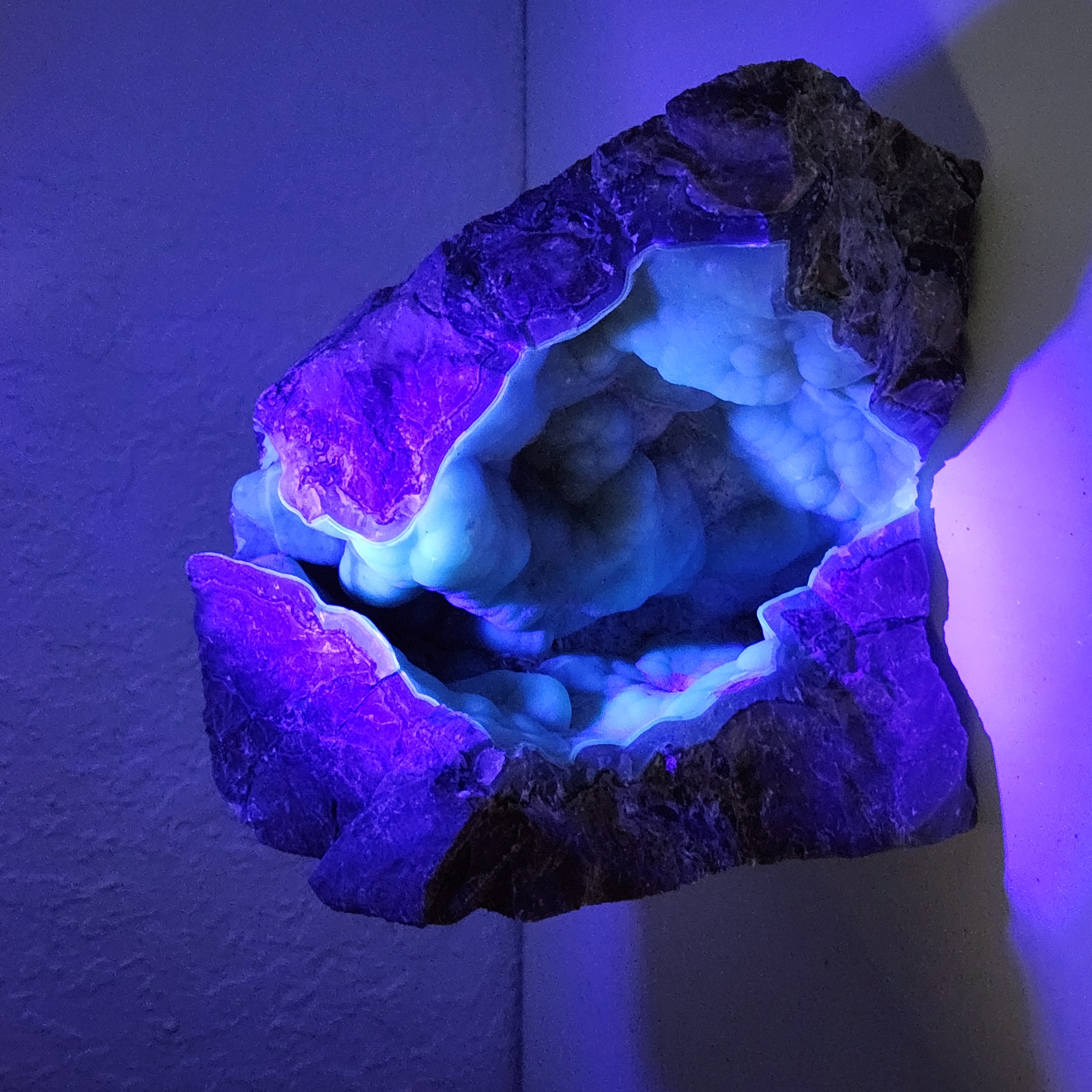 Volcanic agate specimen, 6.2" Raw Volcano agate freeform,