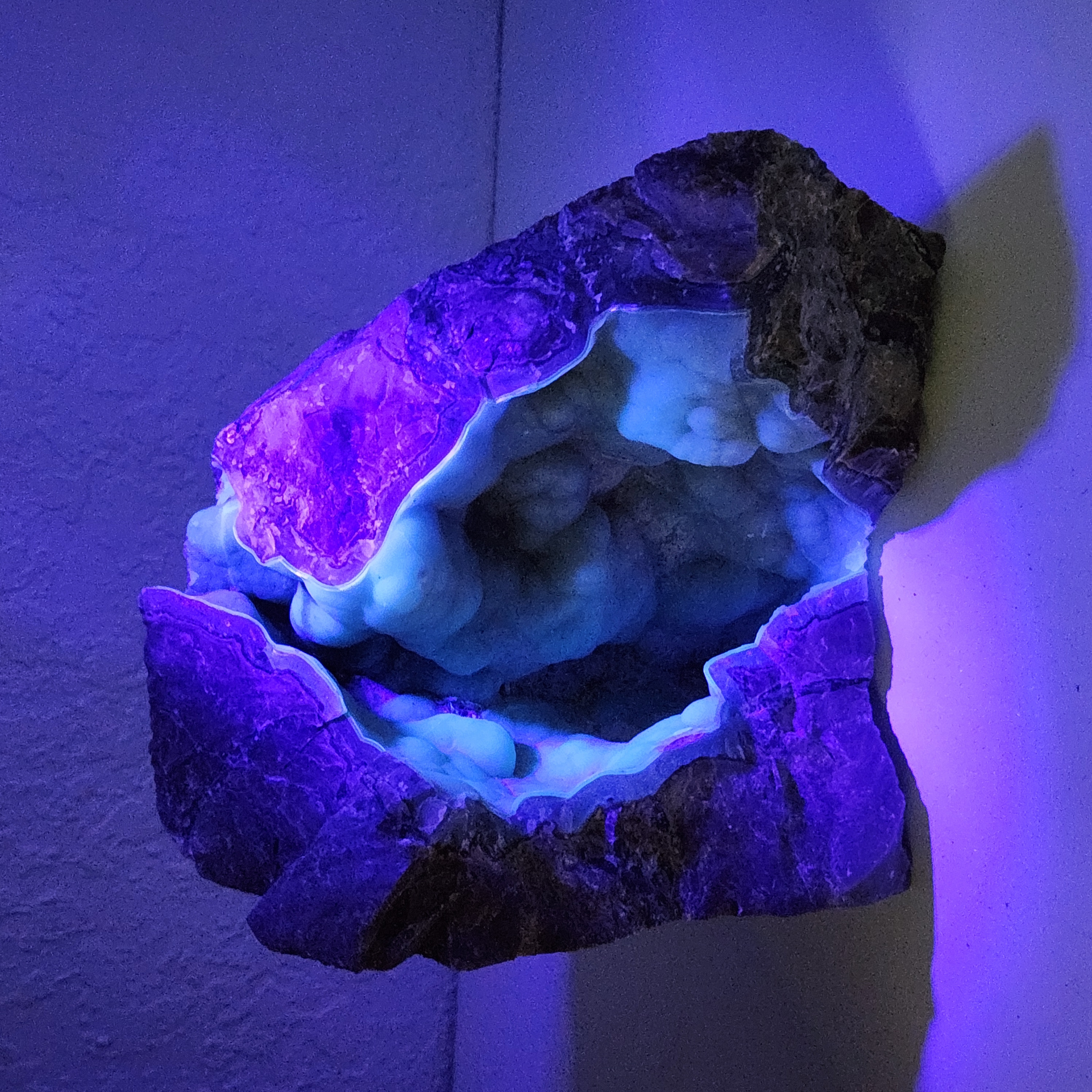 Volcanic agate specimen, 6.2" Raw Volcano agate freeform,