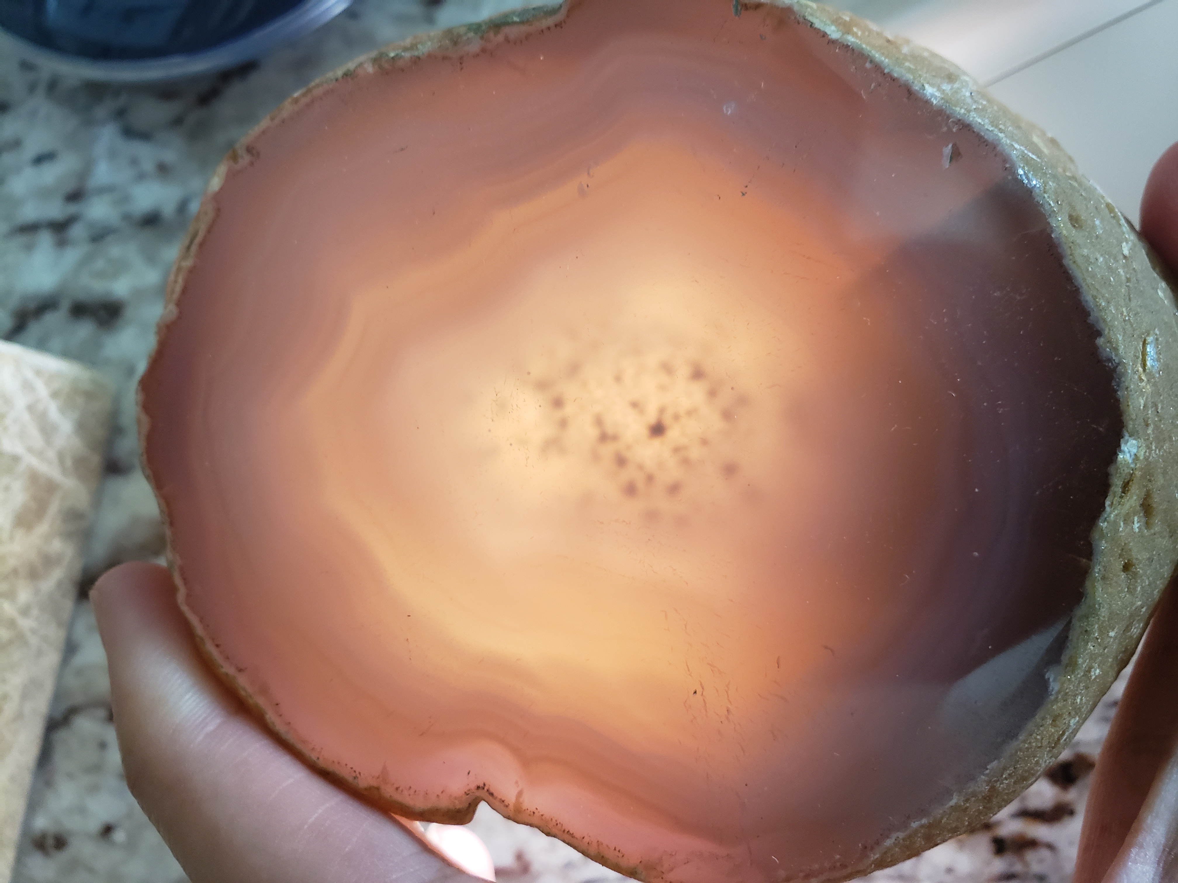 Agate Enhydro • Enhydro crystal - Clear Large MOVING water bubble