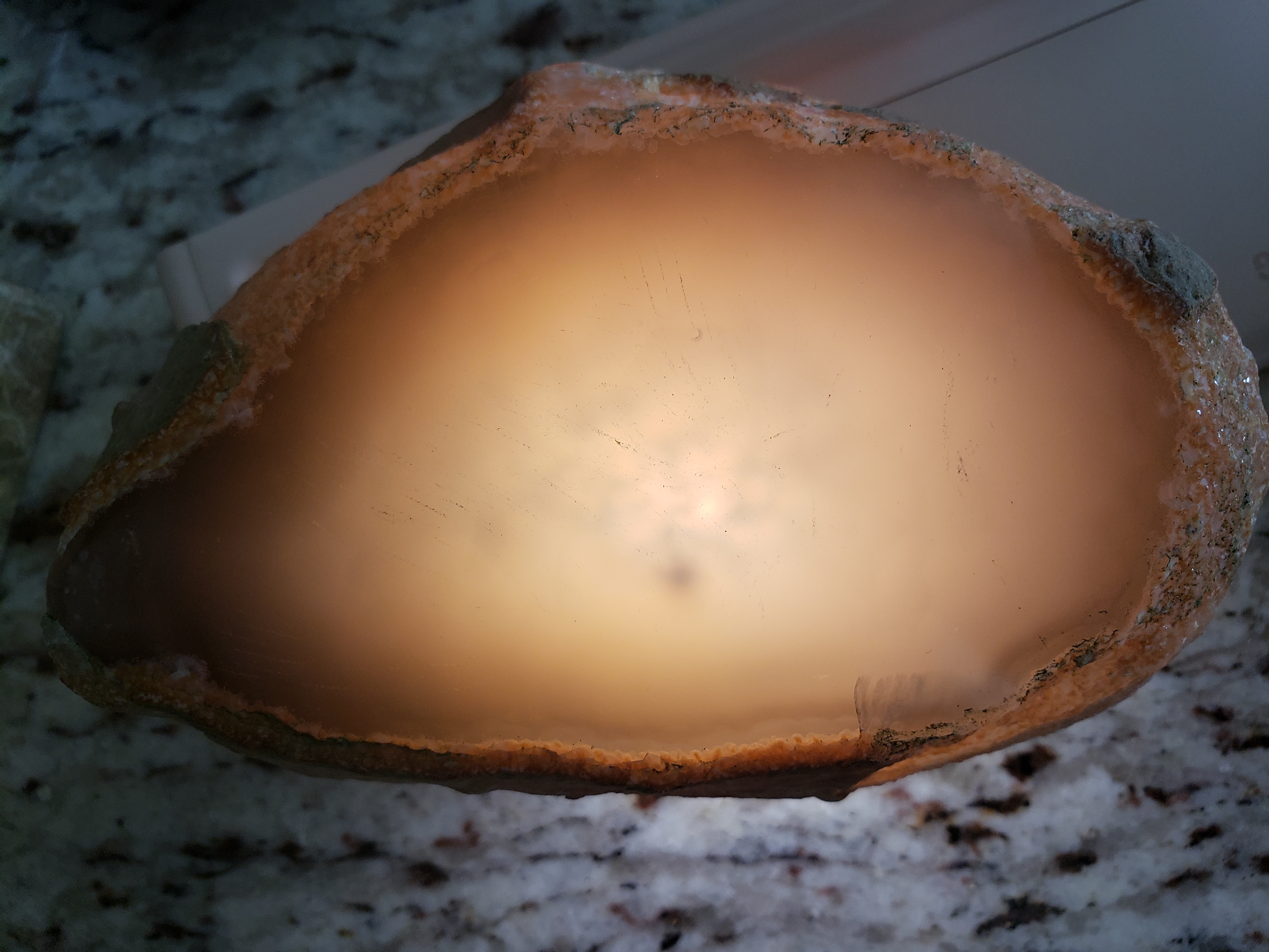 Agate Enhydro • Enhydro crystal - Clear Large MOVING water bubble