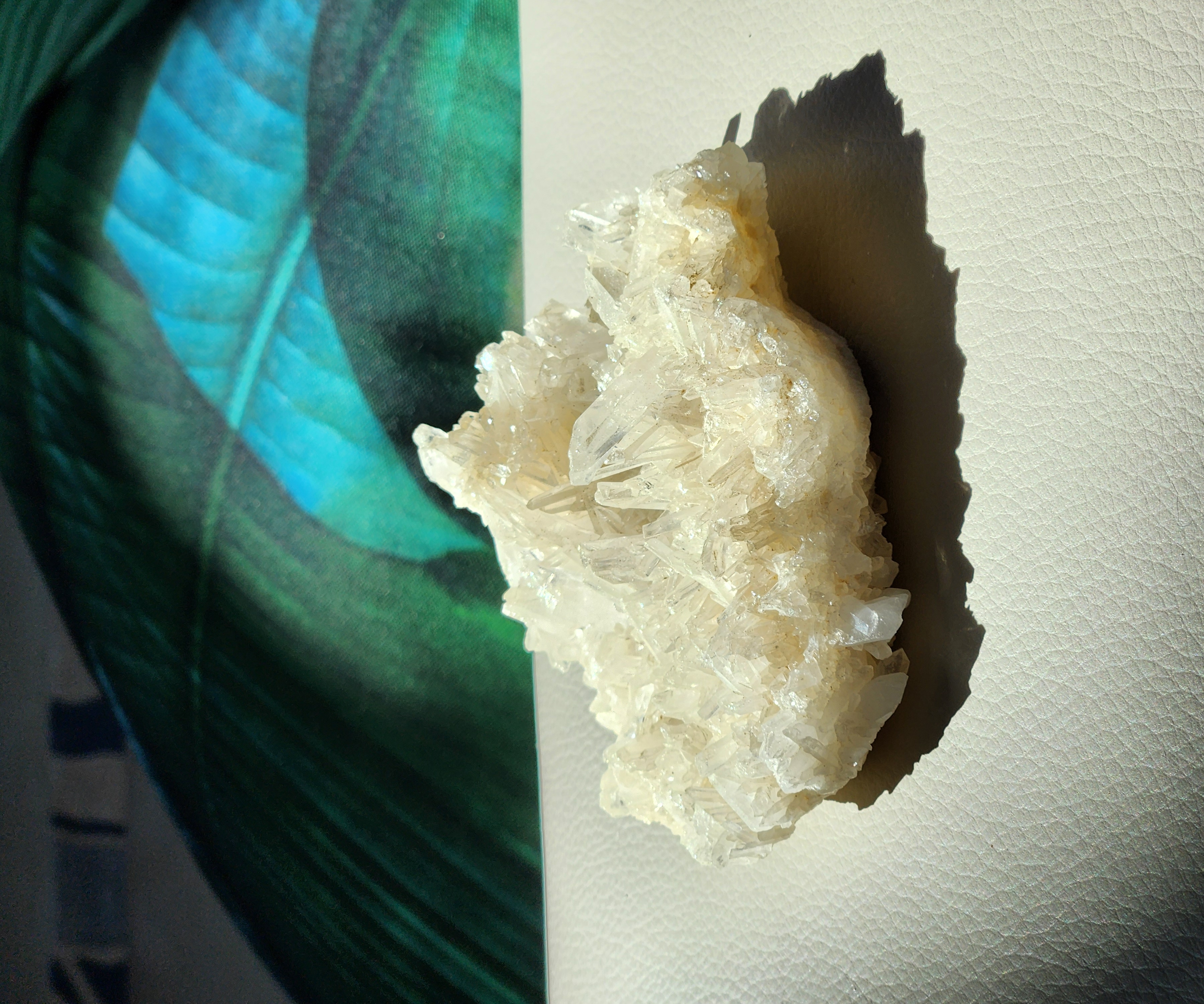 Quartz Cluster • 4.5" Raw natural Clear Quartz Crystal Specimen