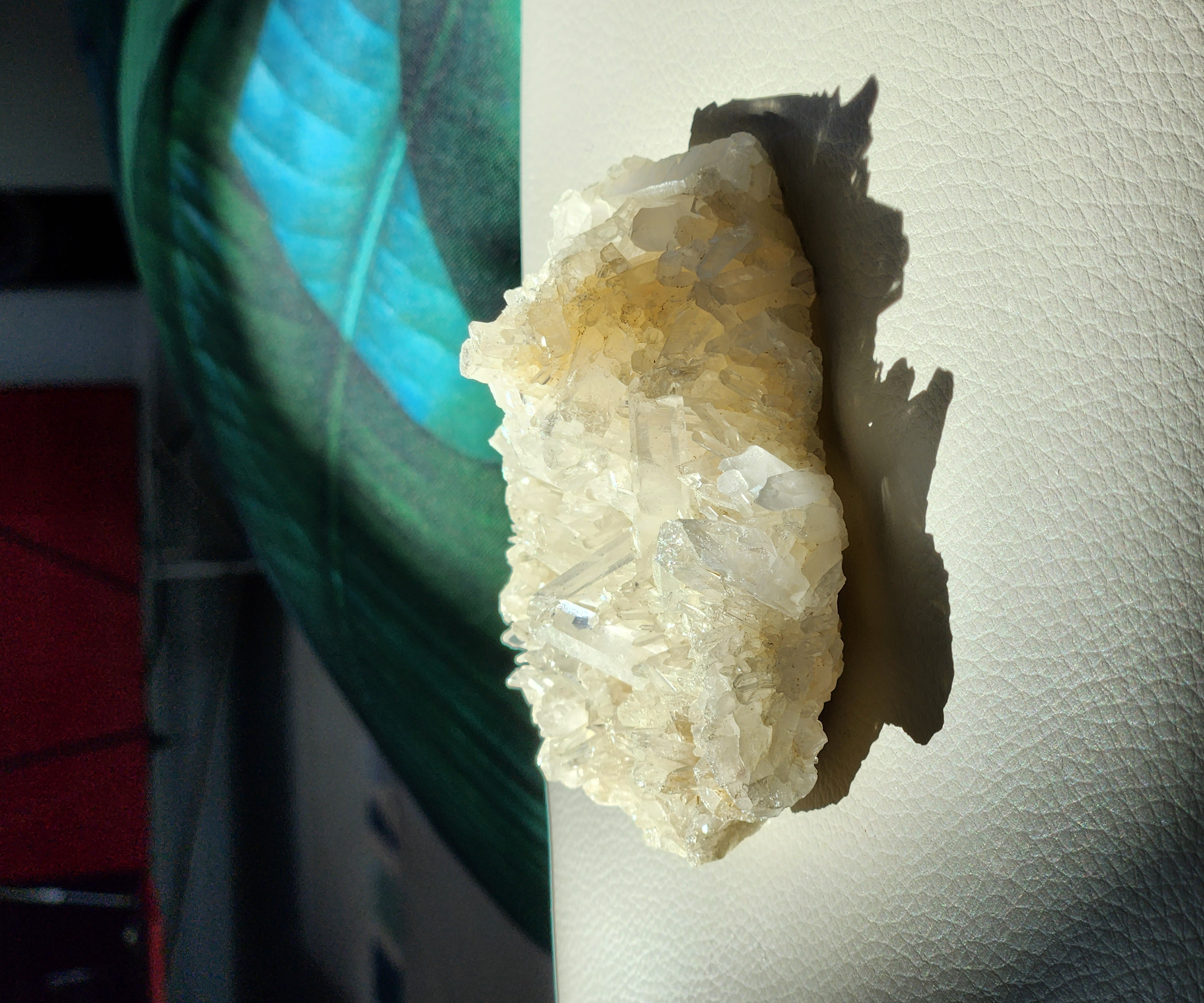 Quartz Cluster • 4.5" Raw natural Clear Quartz Crystal Specimen
