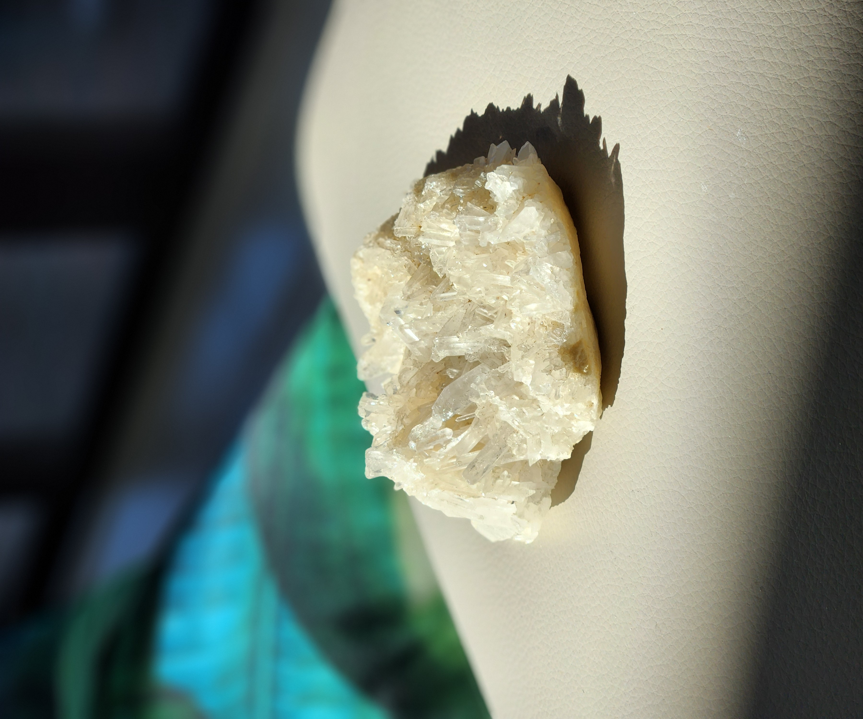 Quartz Cluster • 4.5" Raw natural Clear Quartz Crystal Specimen