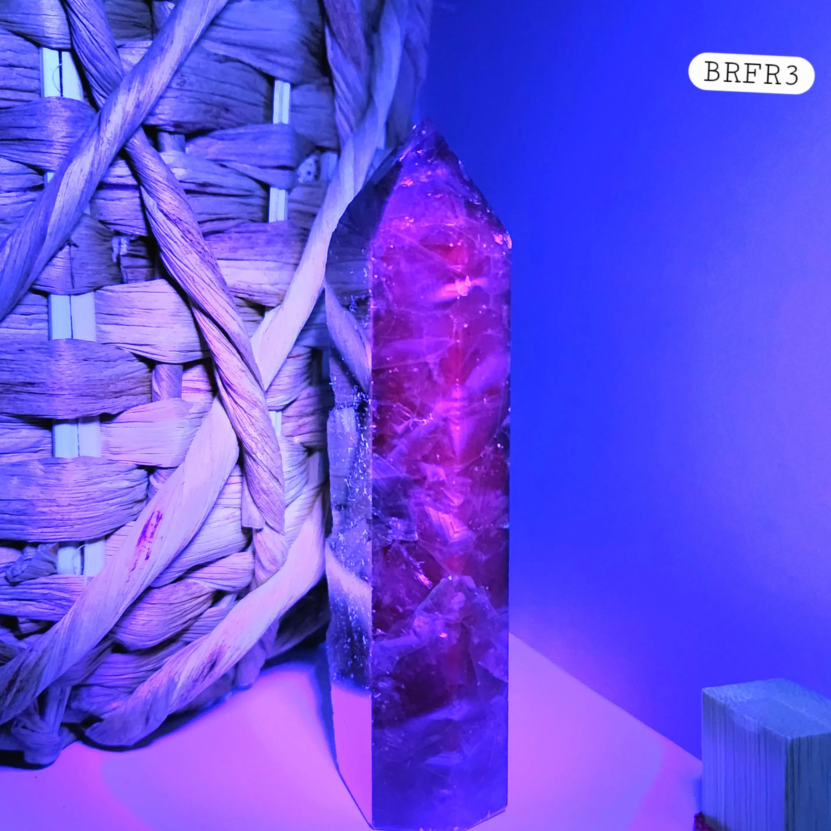 Black Rose Fluorite Point - 5" Black Rose Fluorite crystal point 