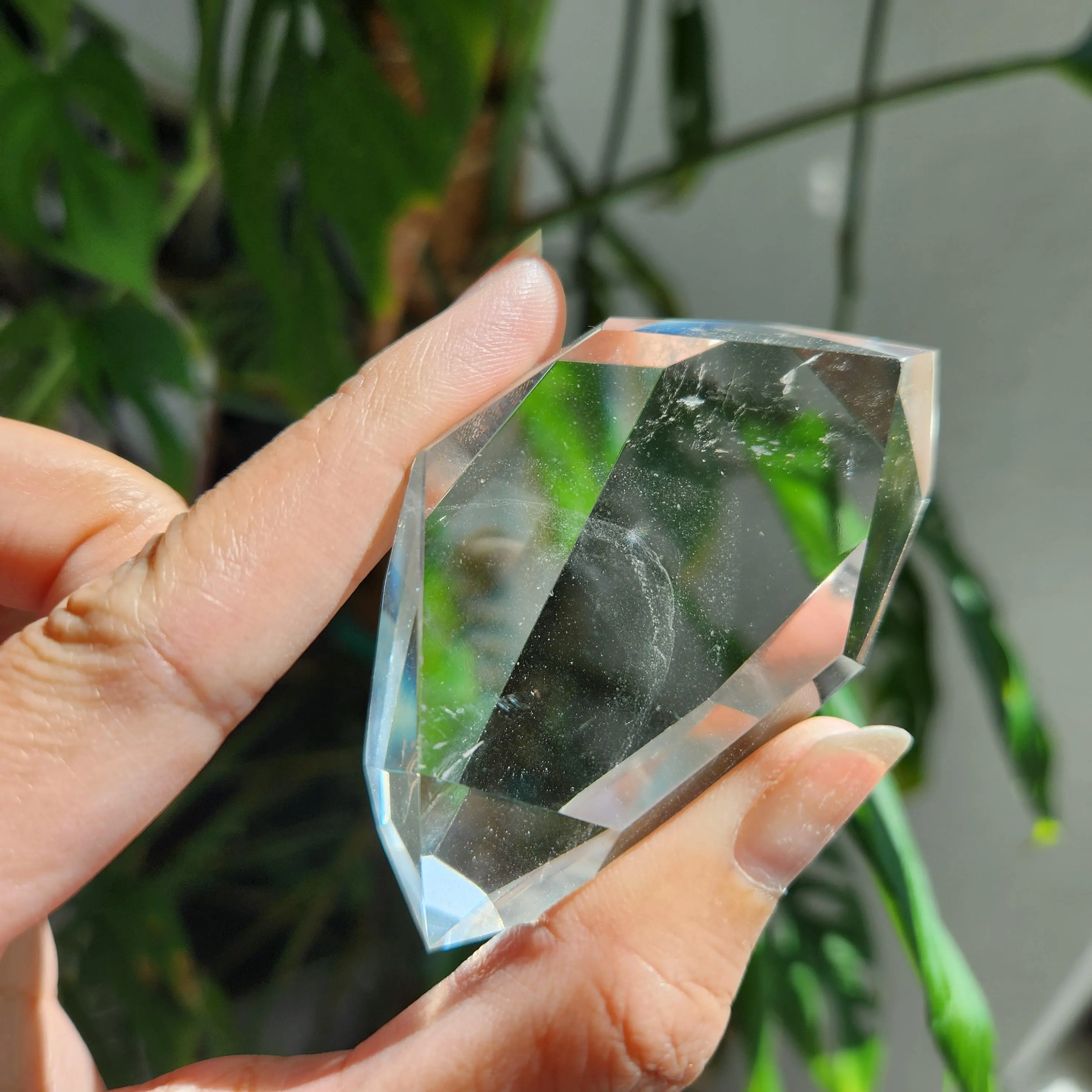 Shadow Phantom Quartz Freeform • 2.75" Shadow Ghost Quartz free form specimen •crystal  shadow quartz specimen gift home decoration
