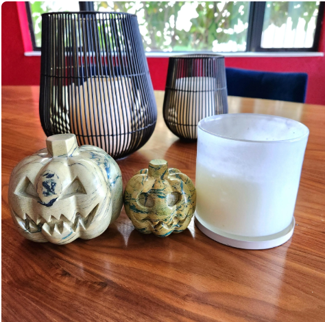 Jasper Pumpkin , 3" Crystal Pumpkin Carving Jack O Lantern • Halloween Pumpkin Crystal • Crystal Home Decoration, Halloween Pumpkin crystal