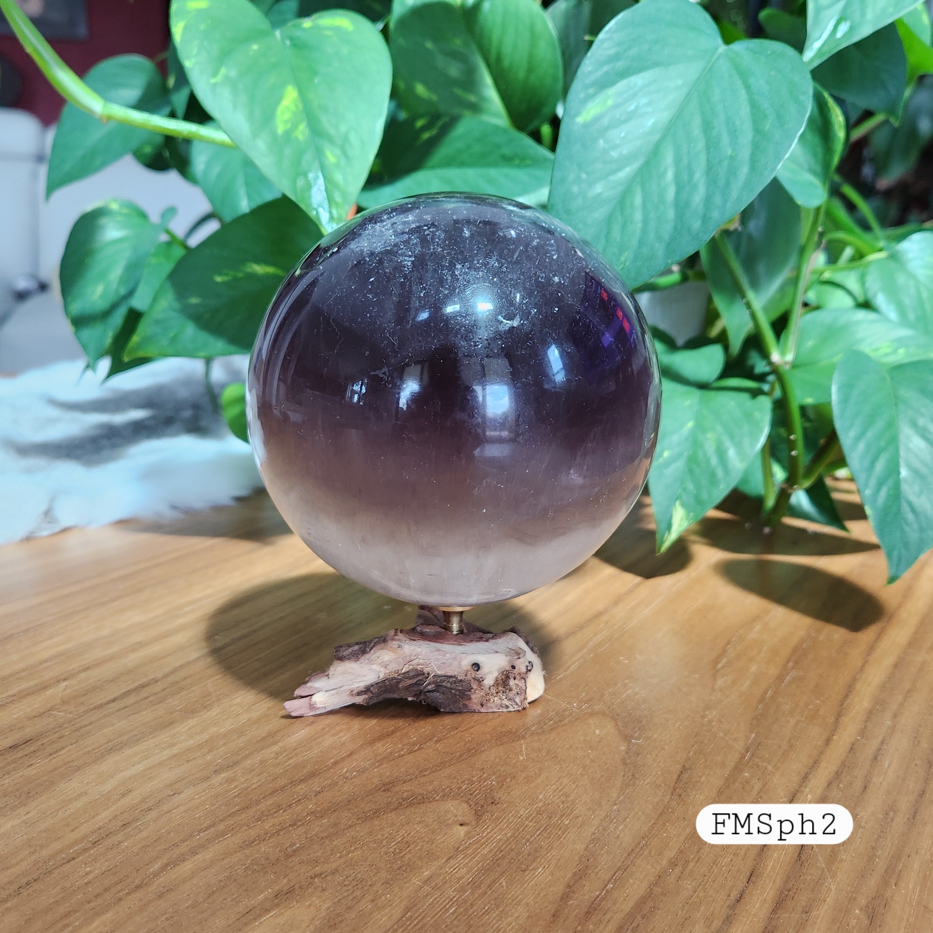 Mica Fluorite sphere • Rare 4" Extremely sparkly all round Fluorite Mica crystal sphere => get in touch if you would like a video of this stunning sphere!