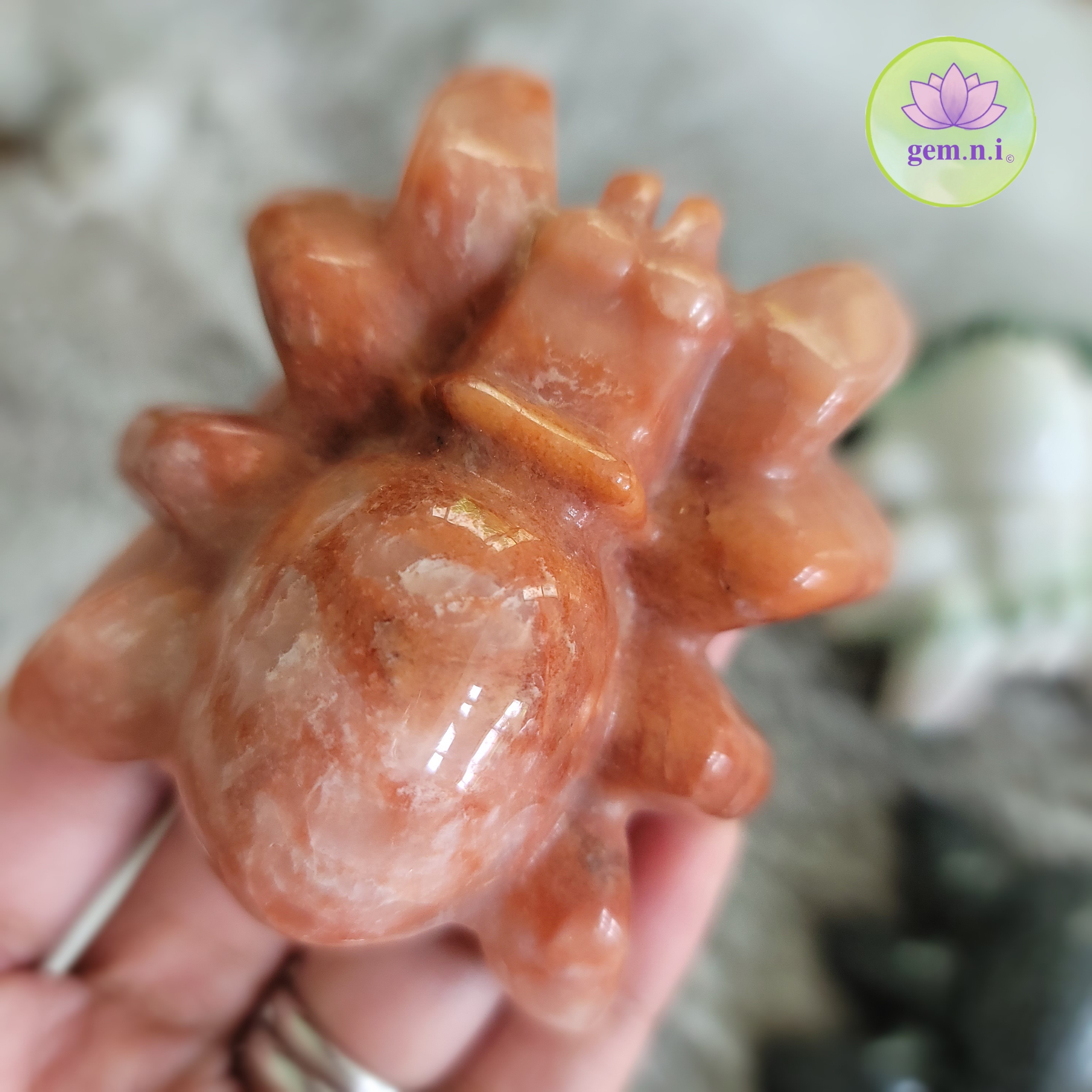 Spider carving • Large Crystal Spiders 