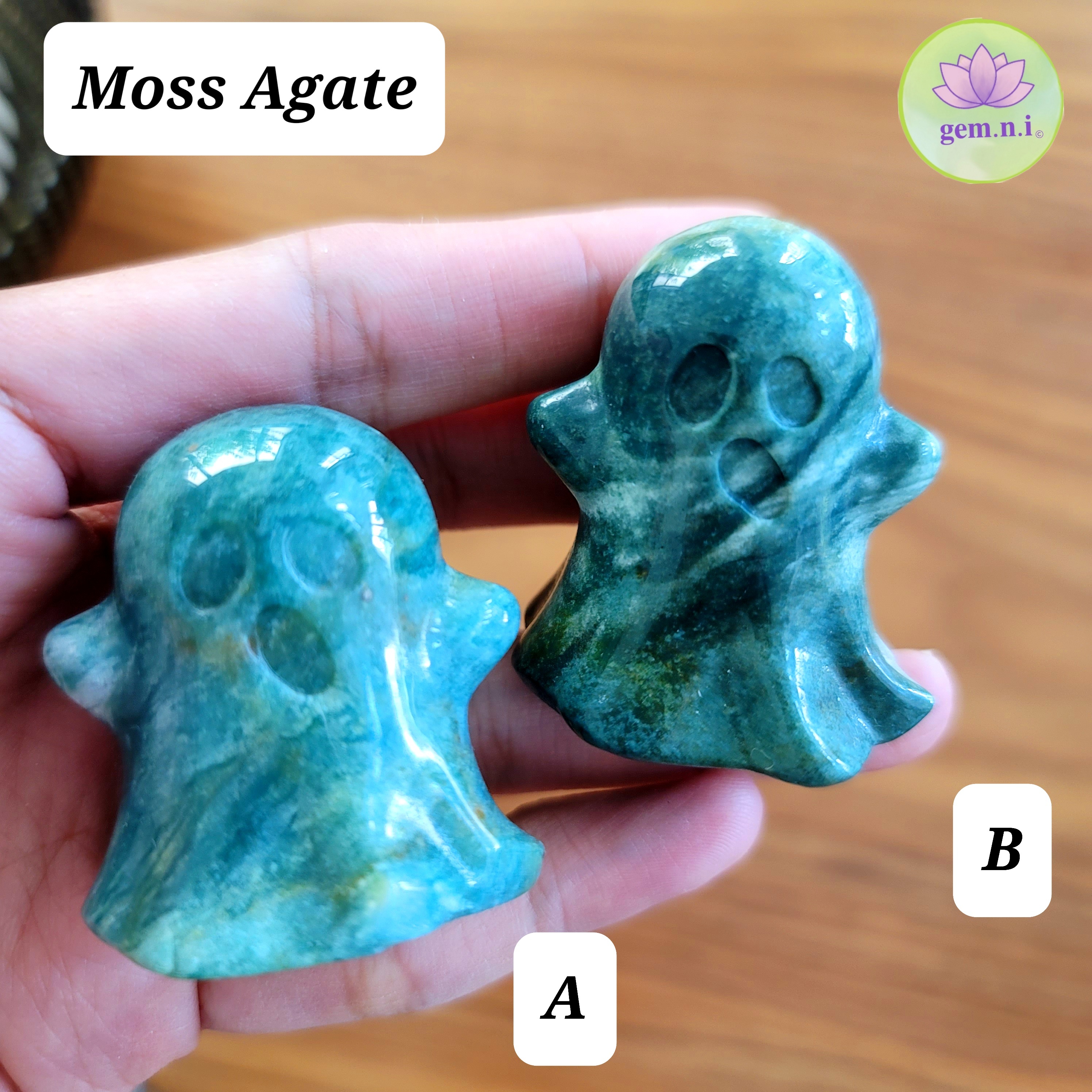 Crystal ghost carving, 2" ghost crystal, healing crystal, ghost statue, crystal ghosts, halloween home decoration, halloween ghoul carving