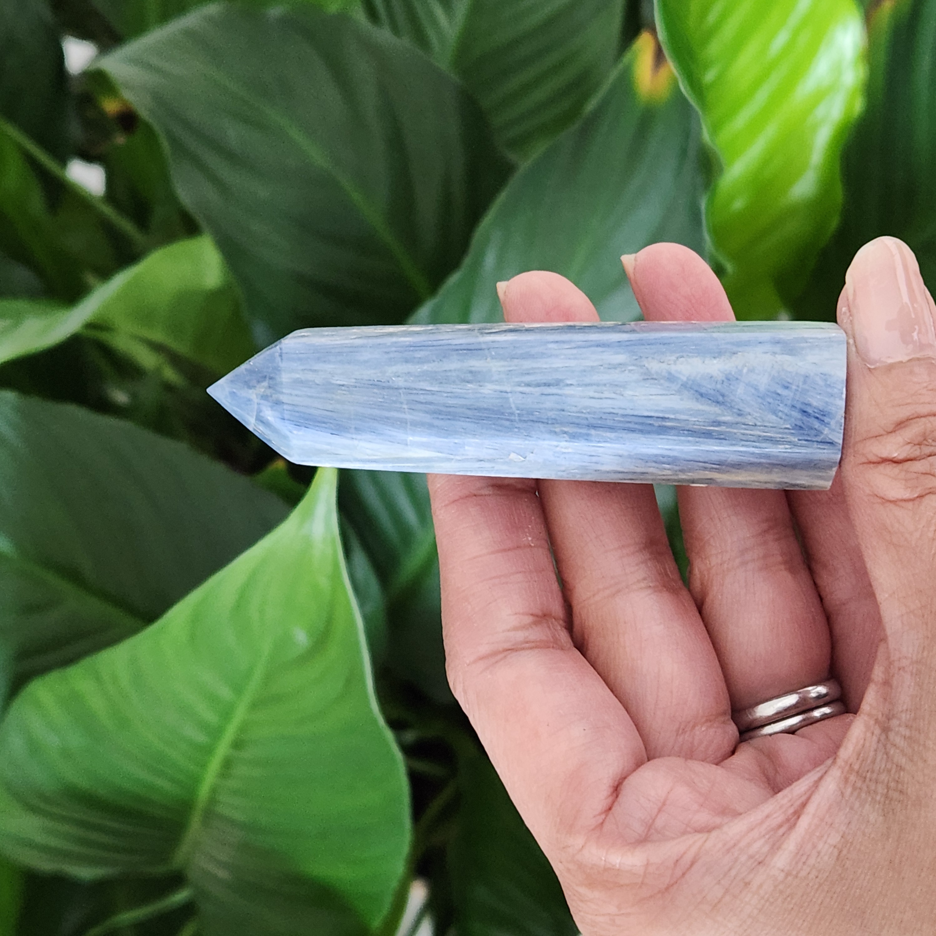 Blue Kyanite Point • 3.4" Polished Kyanite Crystal Point • 