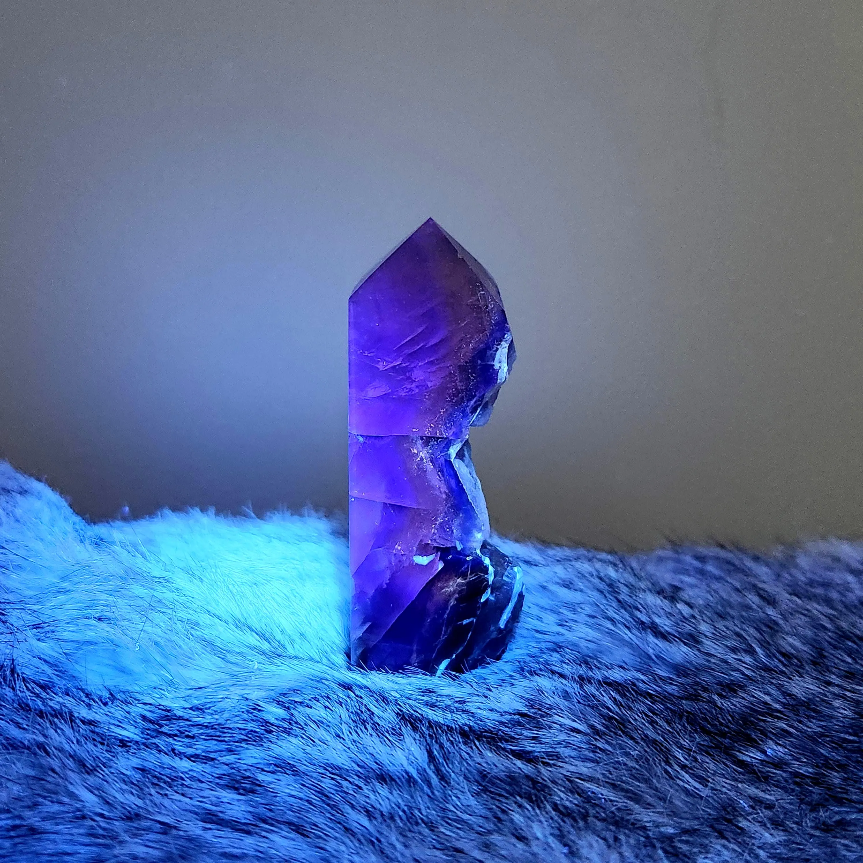 Black Rose Fluorite Point - 3" Black Rose Fluorite crystal point