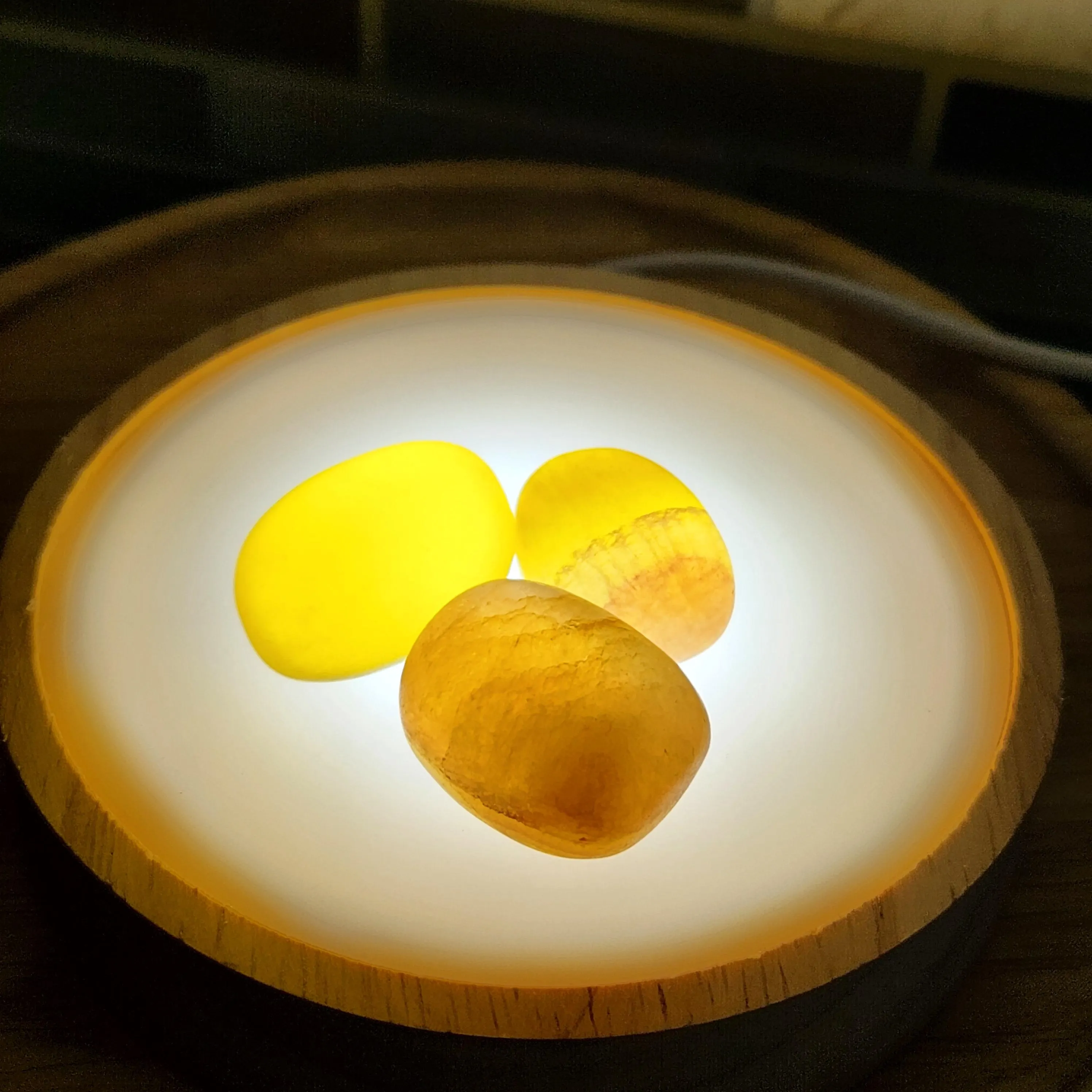 Fluorite Tumble •Candy Watermelon Fluorite Pocket stone • Blue, Green, Purple, Yellow Rainbow Fluorite Crystal tumble stones gift home decoration