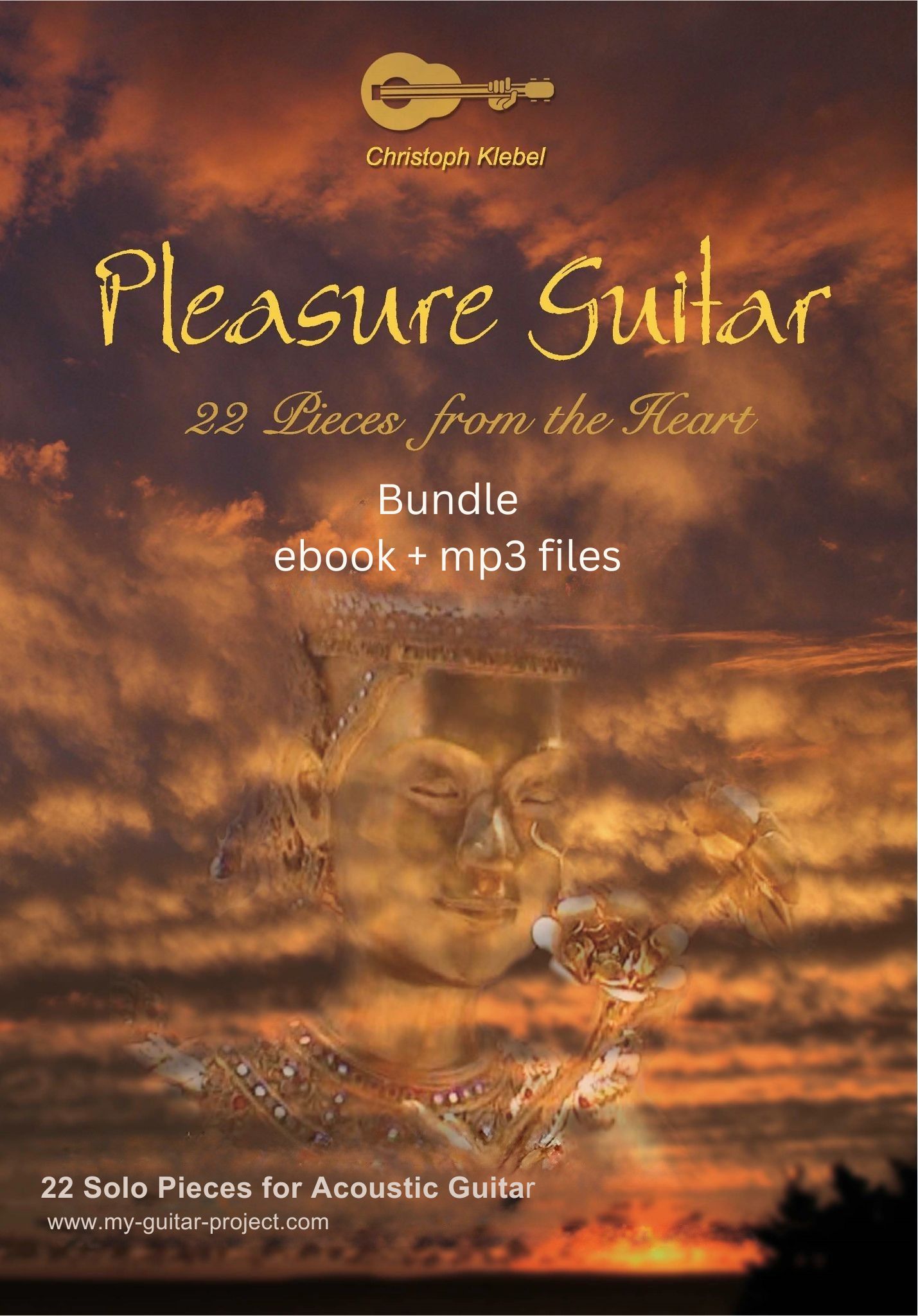 Pleasure Guitar Bundle - 22 acoustic guitar pieces in Tabs/Notation (ebook as printable pdf) & music pieces (as mp3)