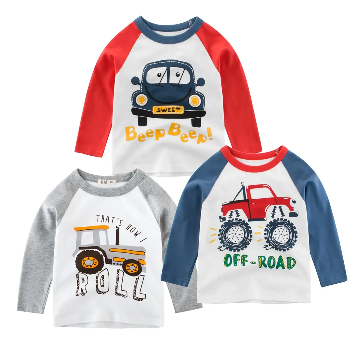 Pijamas de Niño con Motivos de Vehículos