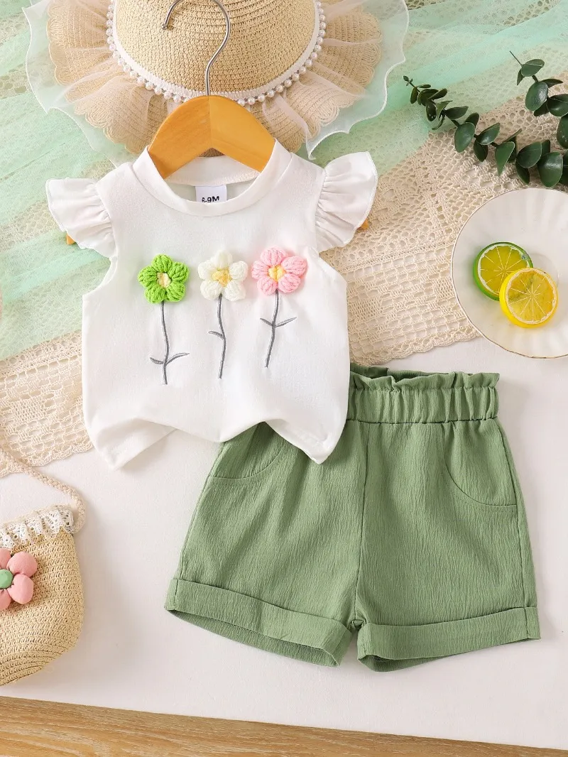Conjunto Infantil Floral