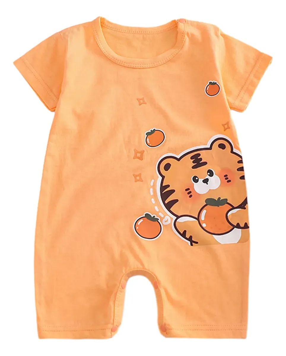 Mameluco de Bebé Tigre Naranja