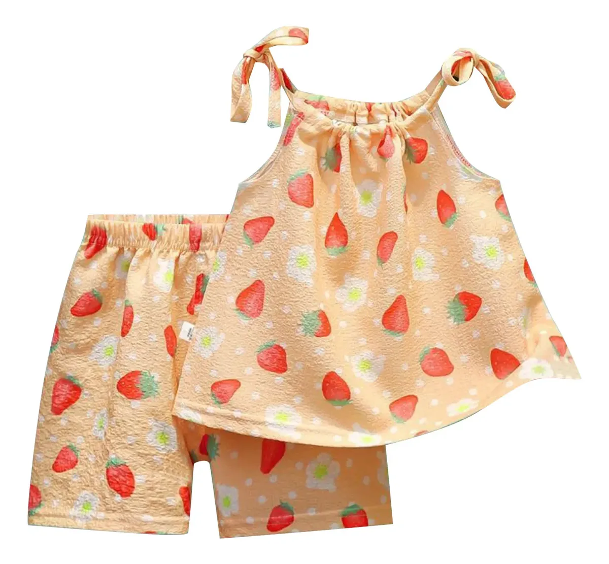 Pijama Infantil de Fresas