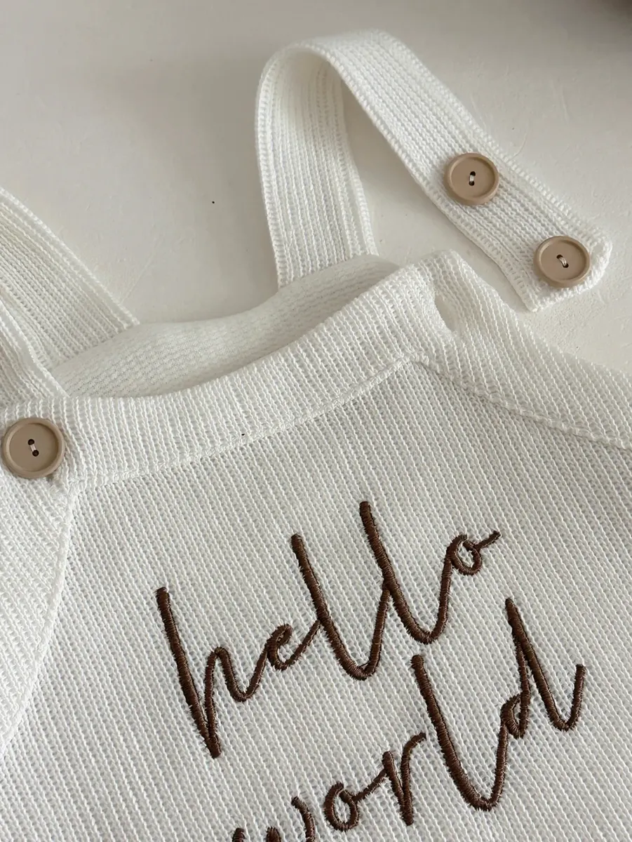 Body para bebé 'Hello World'
