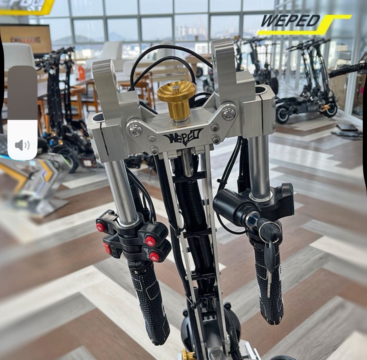 Weped Folding Handle Bar Change