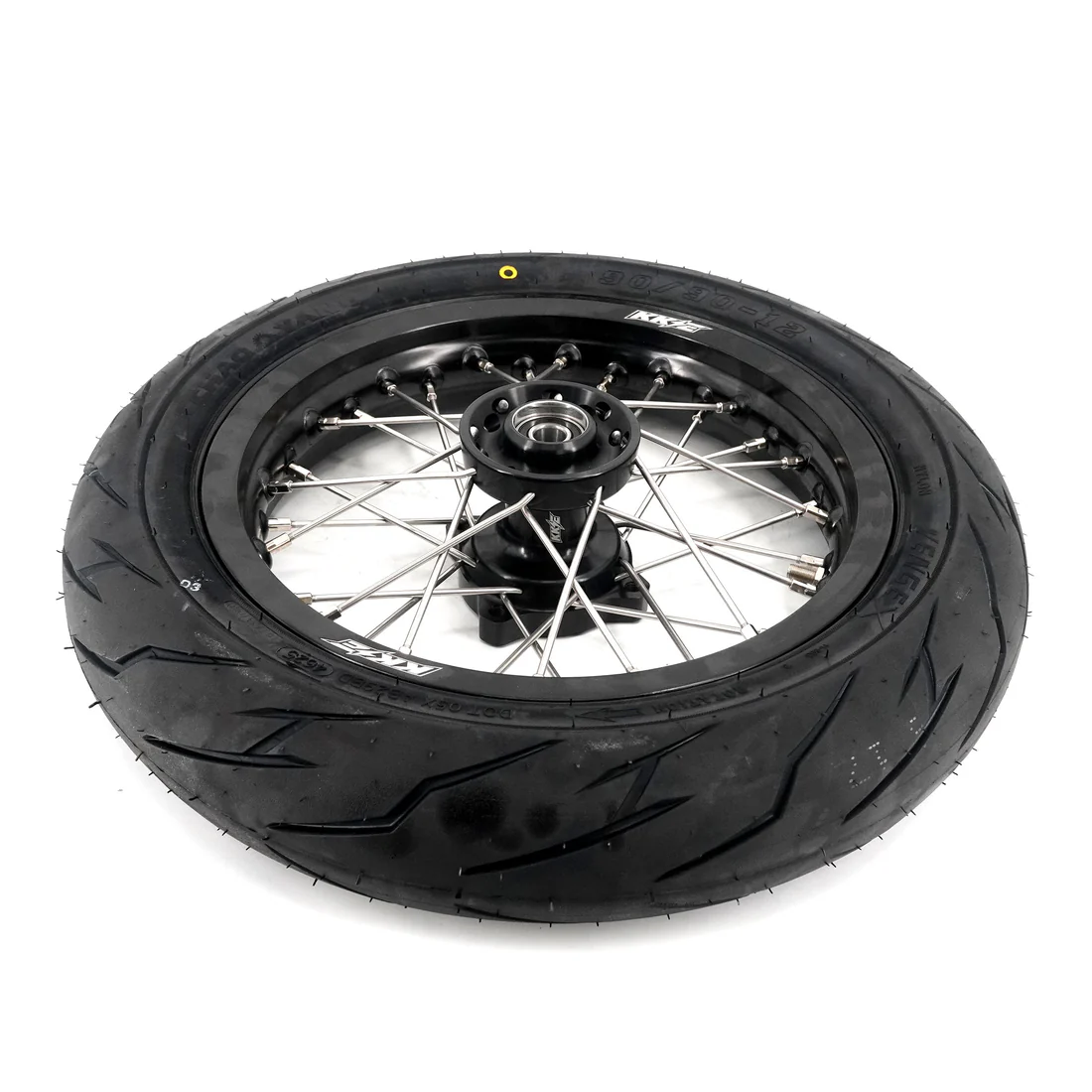 KKE 1.85*12’‘ & 2.15*12’‘ E-Bike Mini Wheels Kit with Tires Fit For Rawrr Mantis X 2024-2025 Black