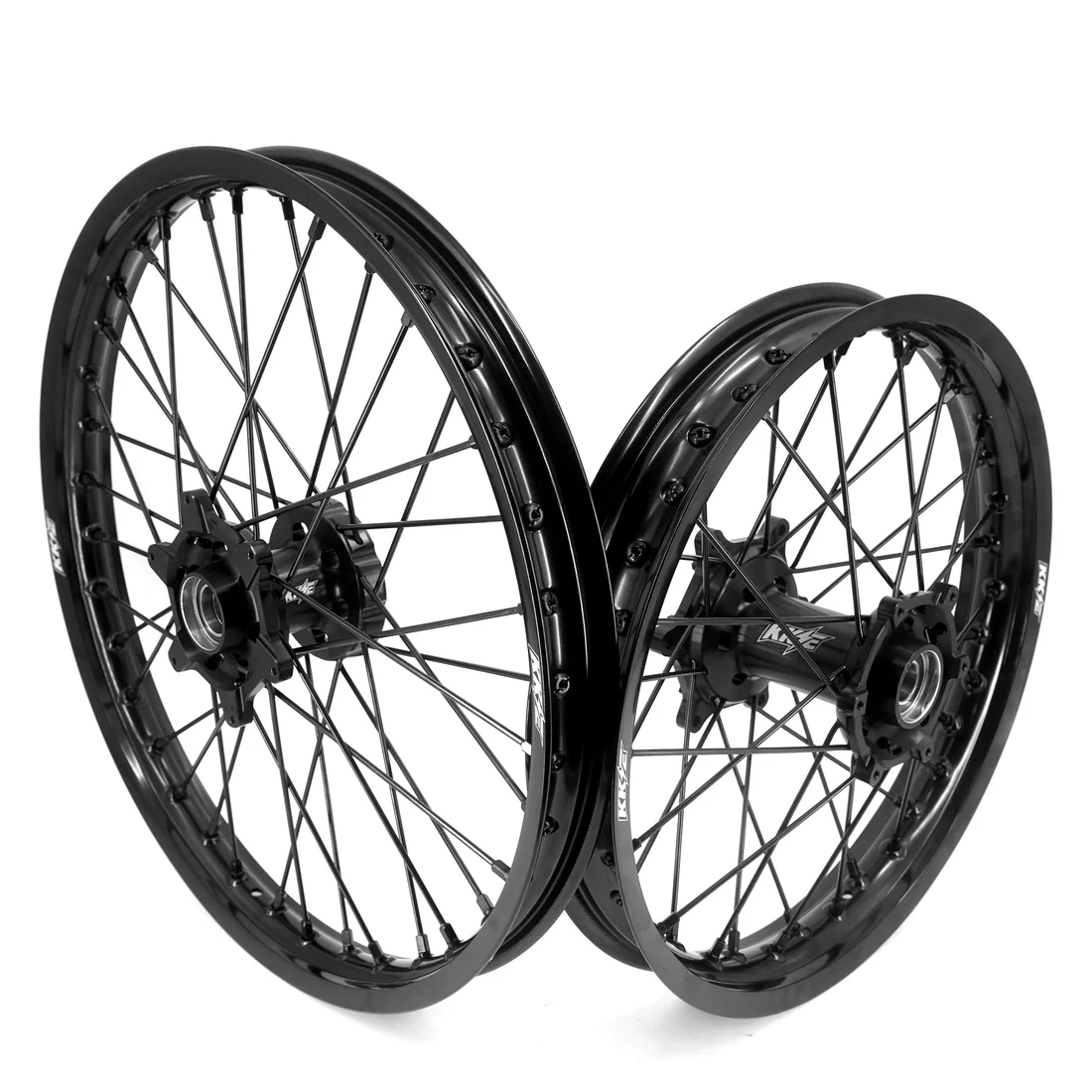 Enduro 21/18 CNC Alloy Wheel Set | By KKE Racing | For Stark Varg & Altis Omega Electric Dirtbikes