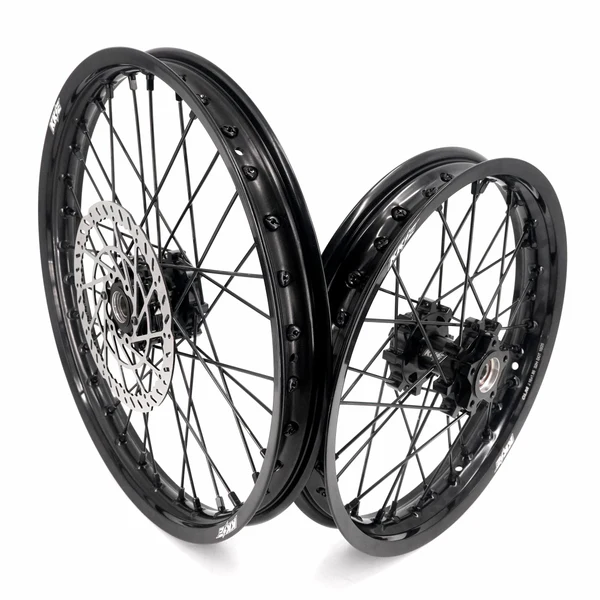 19" 16" New All black Style Wheel Set | By KKE | For E-ride Pro, SurRon Light Bee X Electric Dirt Bikes