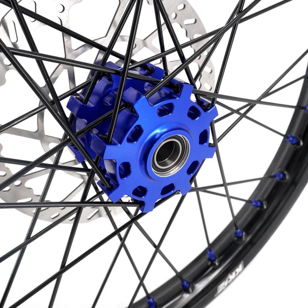 19" 16" New Black and blue Style Wheel Set | By KKE | For Sur Ron Light Bee, Eride pro Electric Dirt Bikes