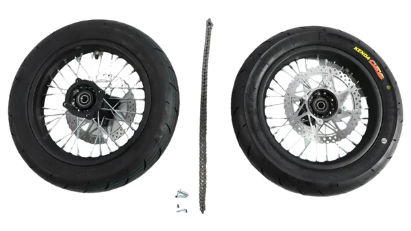 ETM™ RTR 12in Supermoto Wheel Set | By Electro & Co