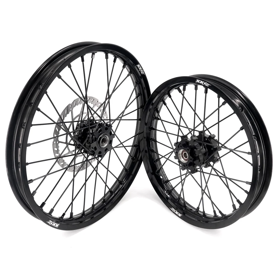 19" 16" New All black Style Wheel Set | By KKE | For E-ride Pro, SurRon Light Bee X Electric Dirt Bikes