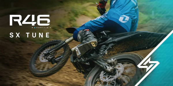 Sirris R46 E-moto shock w/ SX tune By Josh Hill | for Surron Ultra Bee