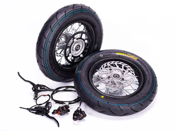 Super moto wheels for EBOX Pit bike 1.6 and 2.0