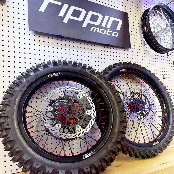 19/16 Blackline Wheelset Ready To Ride for E-moto by Rippin moto