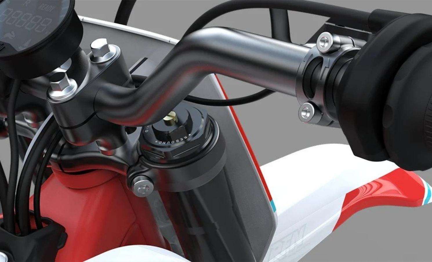 RFN Ares Road Legal Electric Motorcycle Black 74V43AH