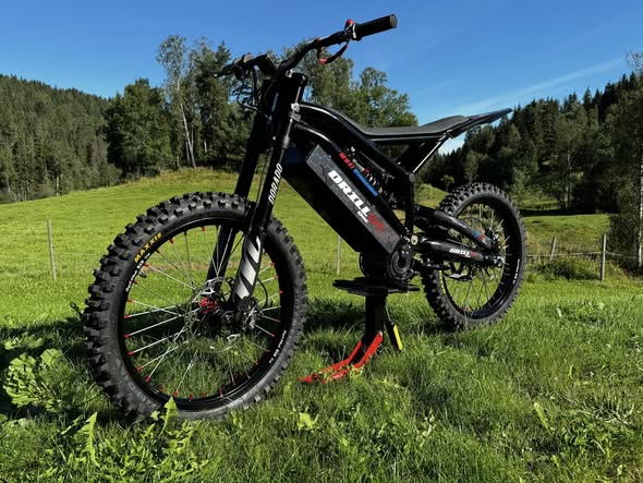 CZEM Drill One Evo Trail 19 Electric Dirt Bike (19" Front / 19" Rear Wheel)