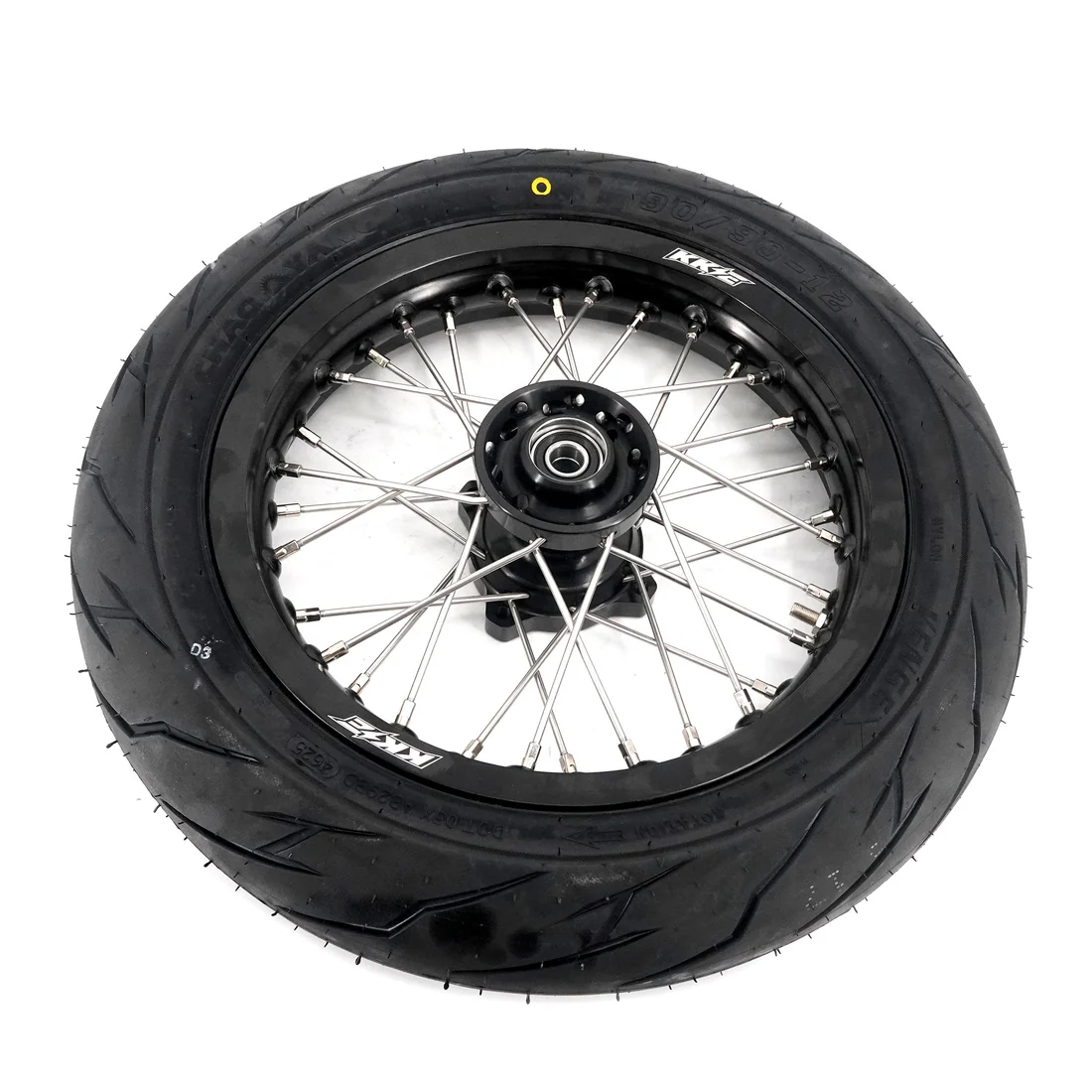 KKE 1.85*12’‘ & 2.15*12’‘ E-Bike Mini Wheels Kit with Tires Fit For Rawrr Mantis X 2024-2025 Black