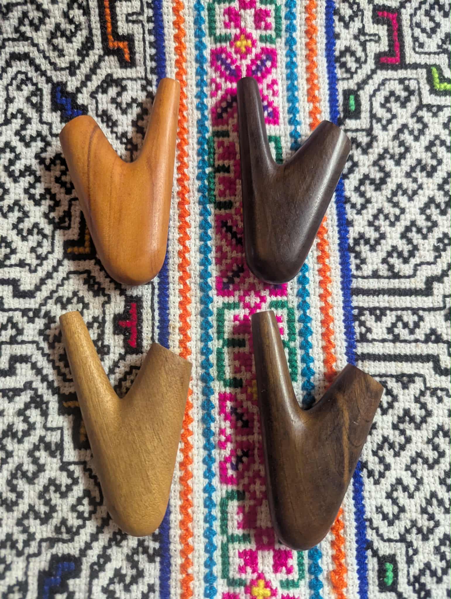 Handcrafted Wooden Kuripe 