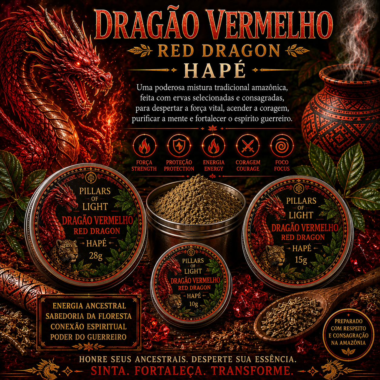 Dragão Vermelho Hapé