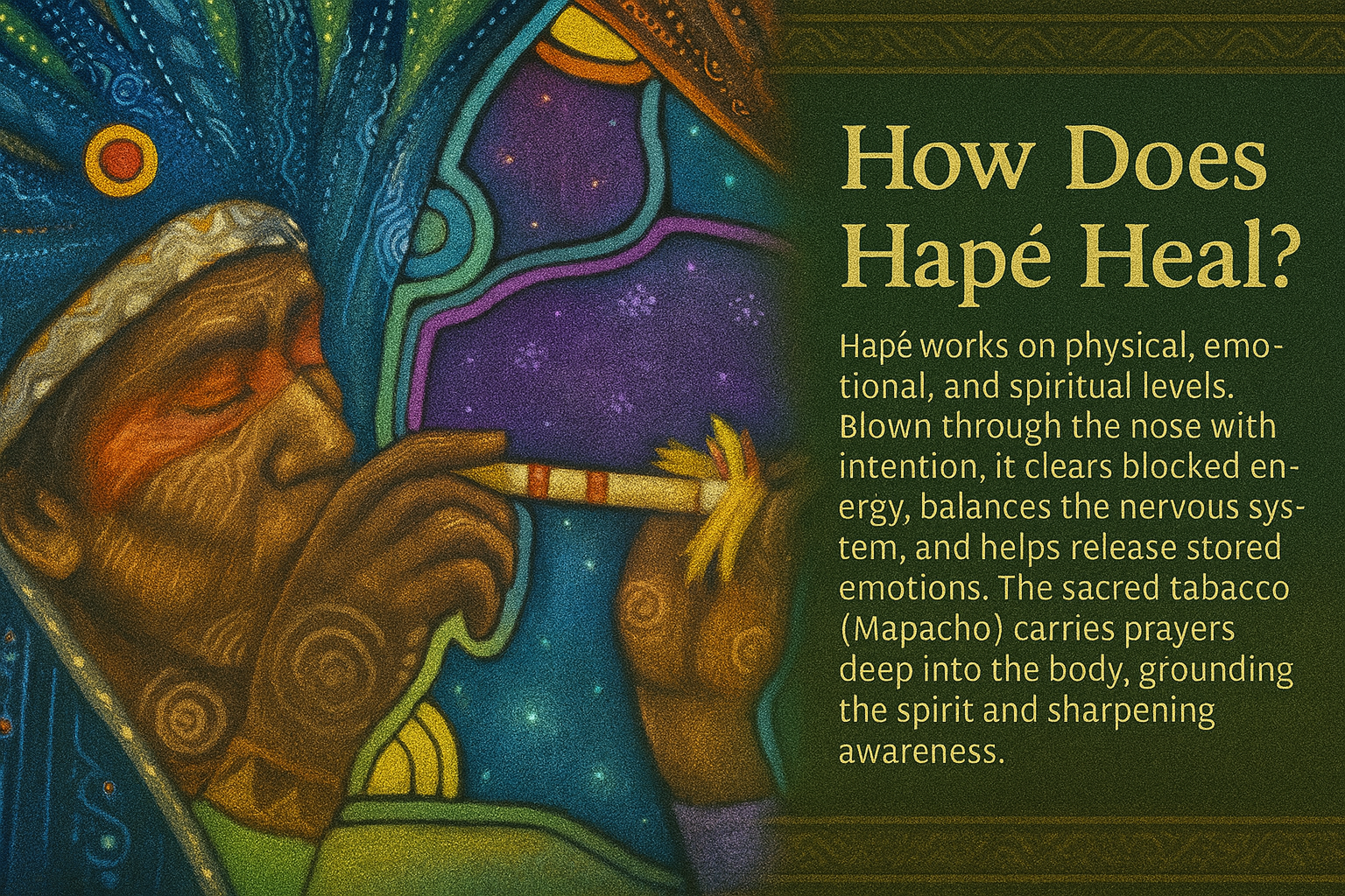 Hand-Carved Jaguar Kuripe – Stone & Wood