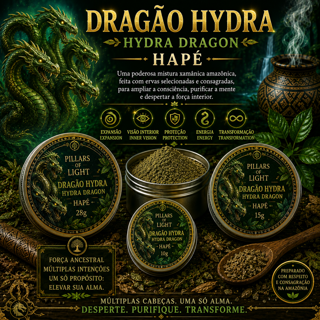 Dragão Hydra Hapé 