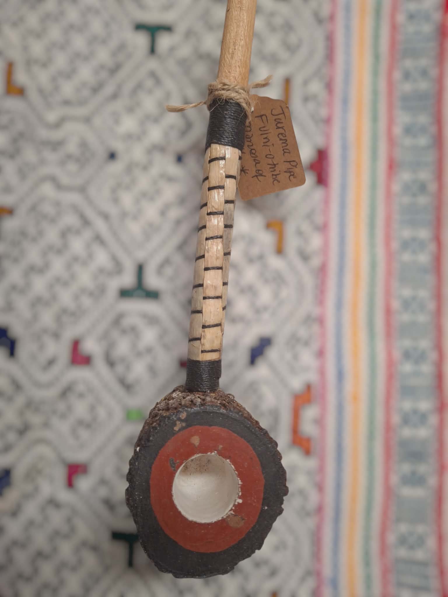 Fulni-ô Tribe Jurema Ceremonial Pipe – Sacred Craft from Brazil 🌿🔥