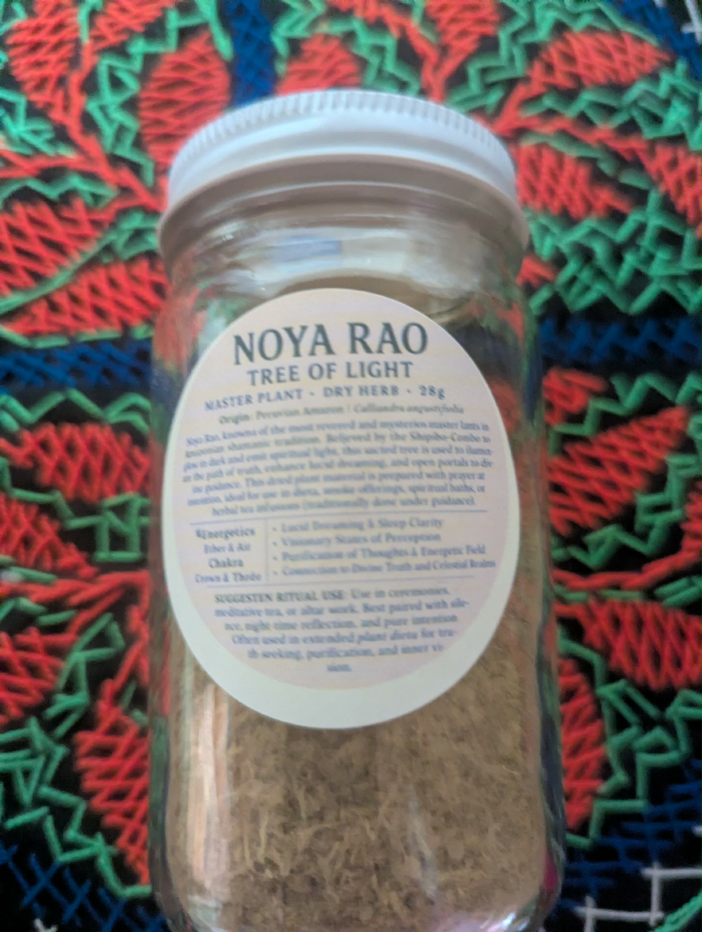 Peruvian Noya Rao – 28 g