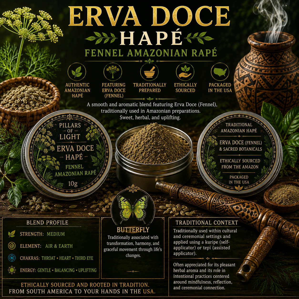 Erva Doce Hapé 