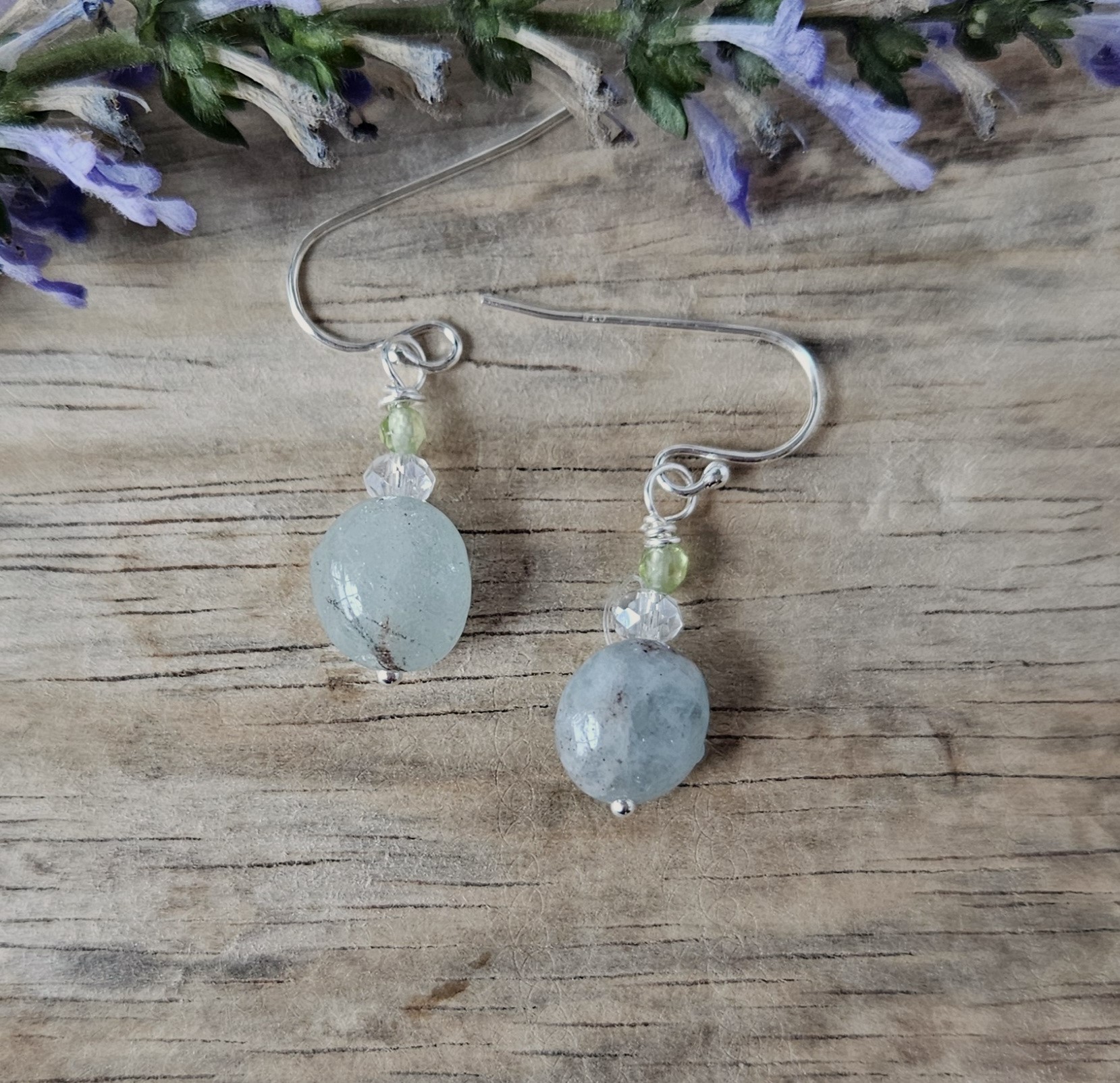 AQUA-PERIDOT Earrings