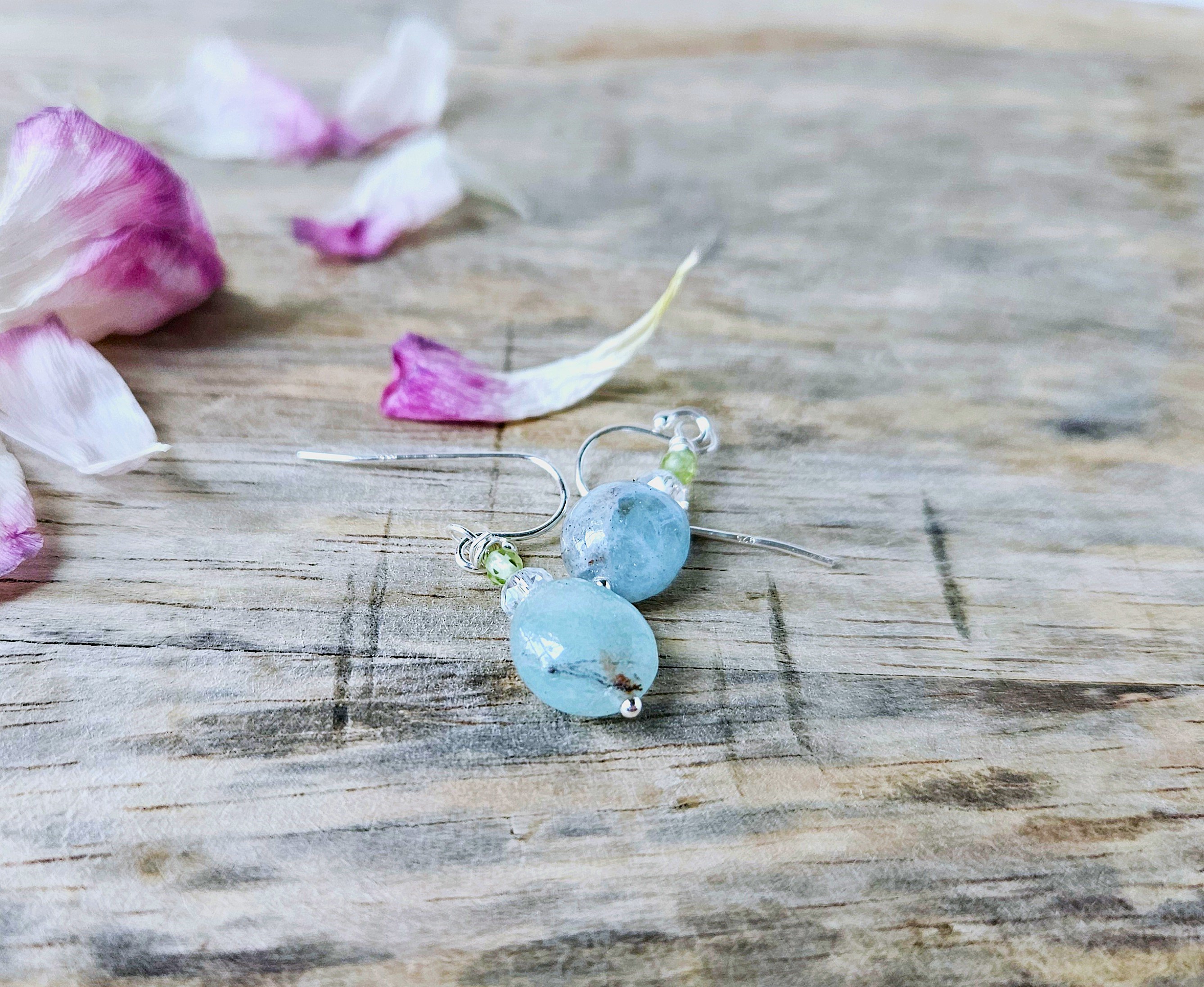 AQUA-PERIDOT Earrings