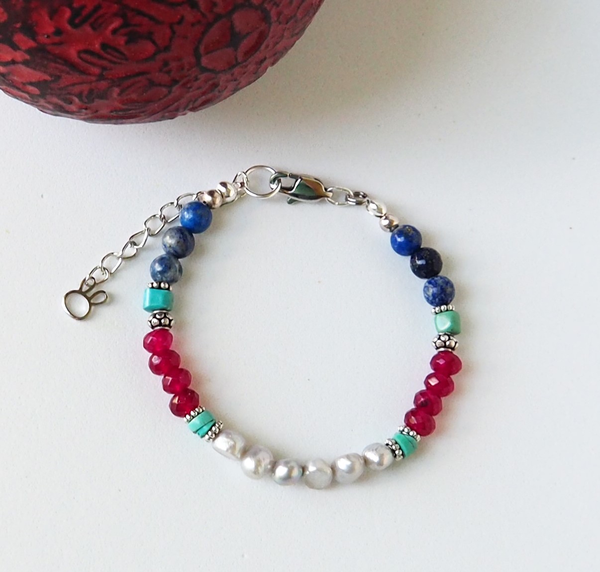 FREE & EASY Colorful Beaded Bracelet 
