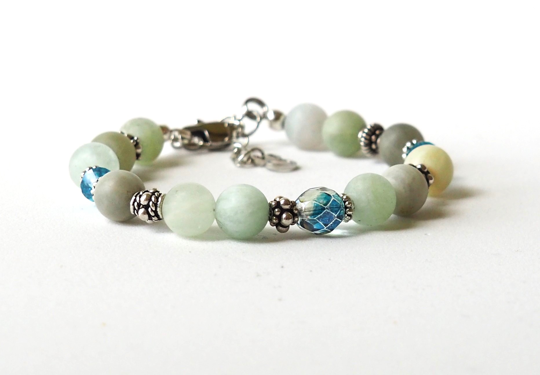 SAND & SEA - Aquamarine & Sterling Bracelet