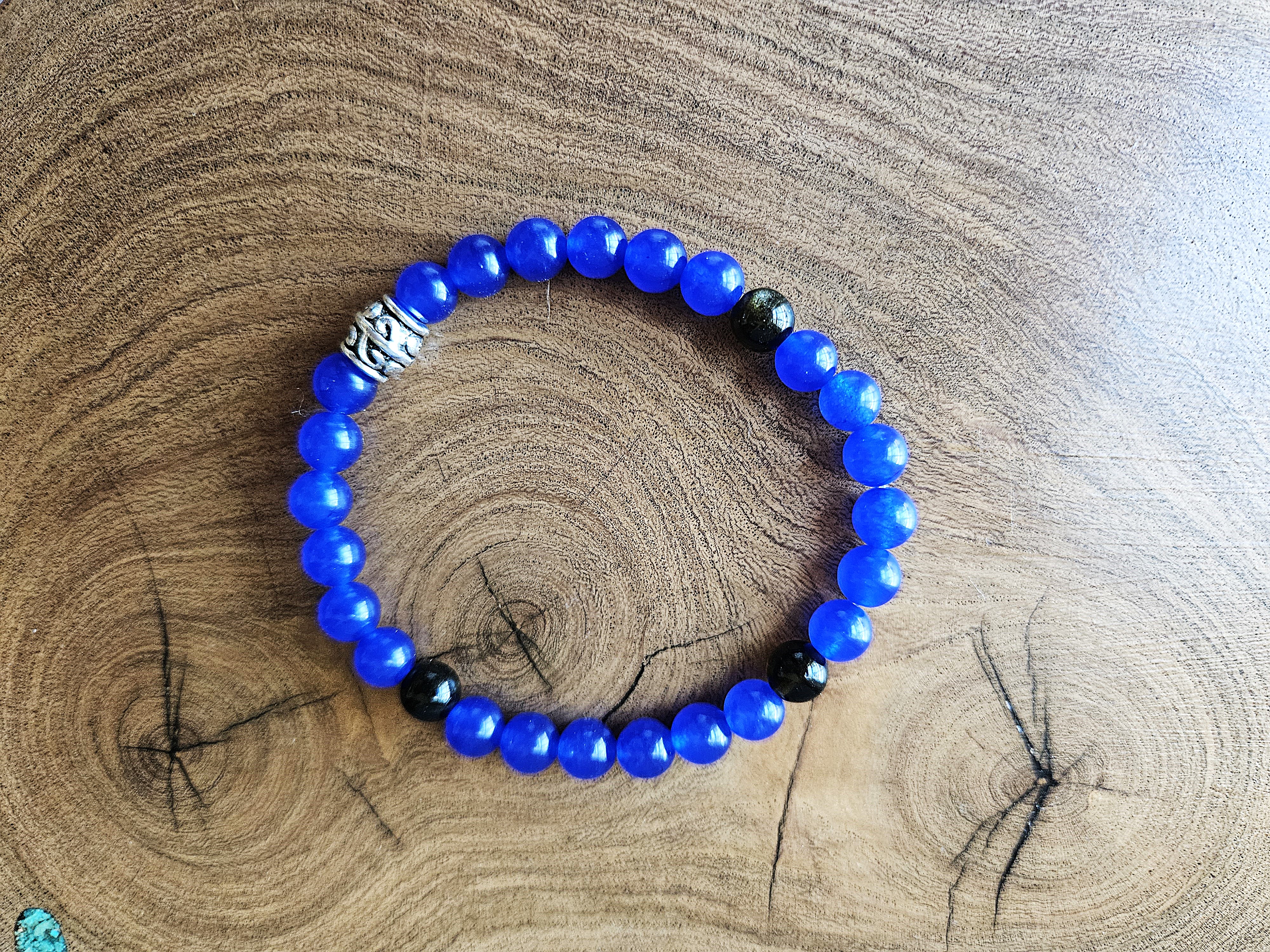 DEPTH Blue Stretch Bracelet