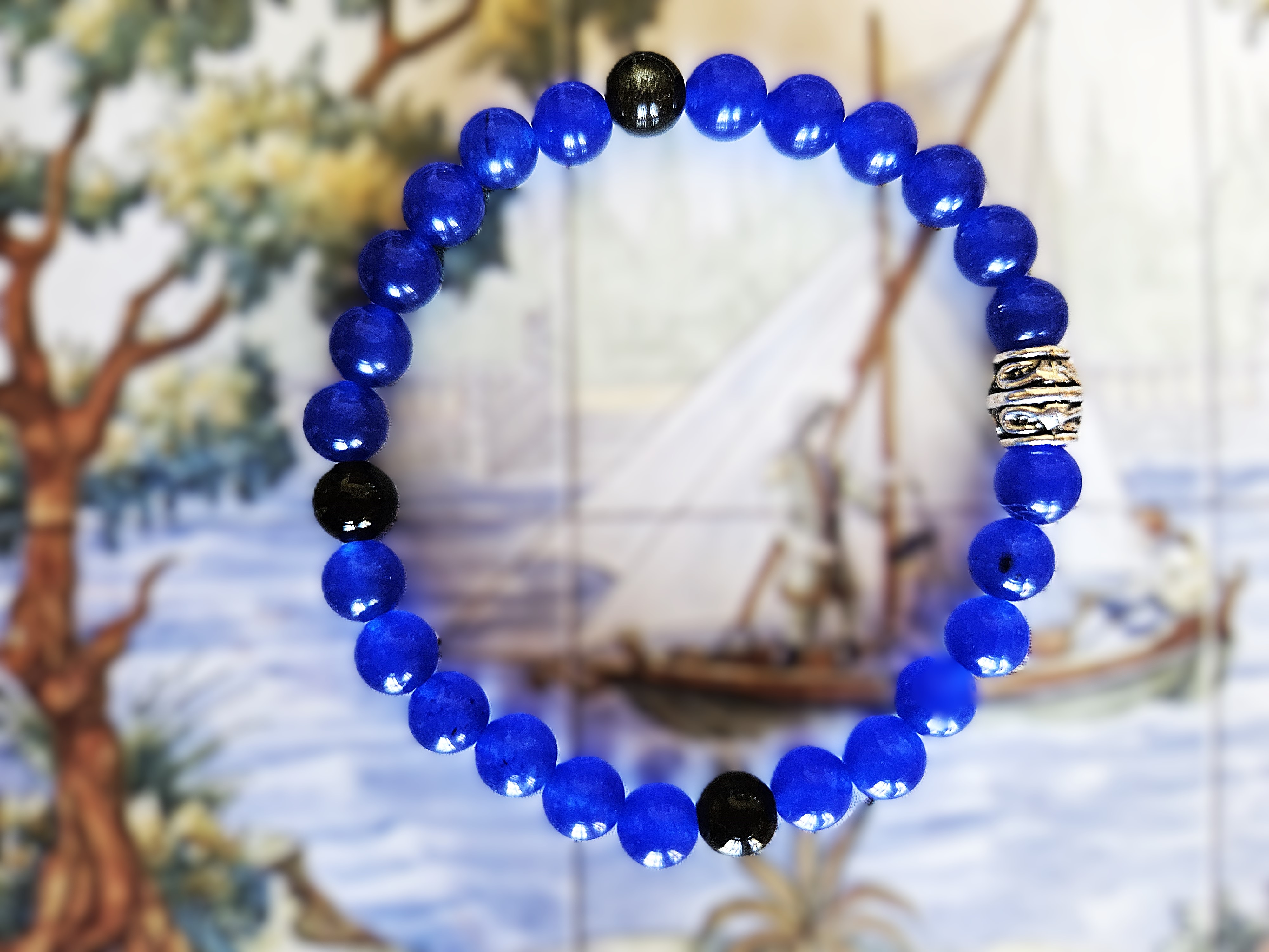DEPTH Blue Stretch Bracelet