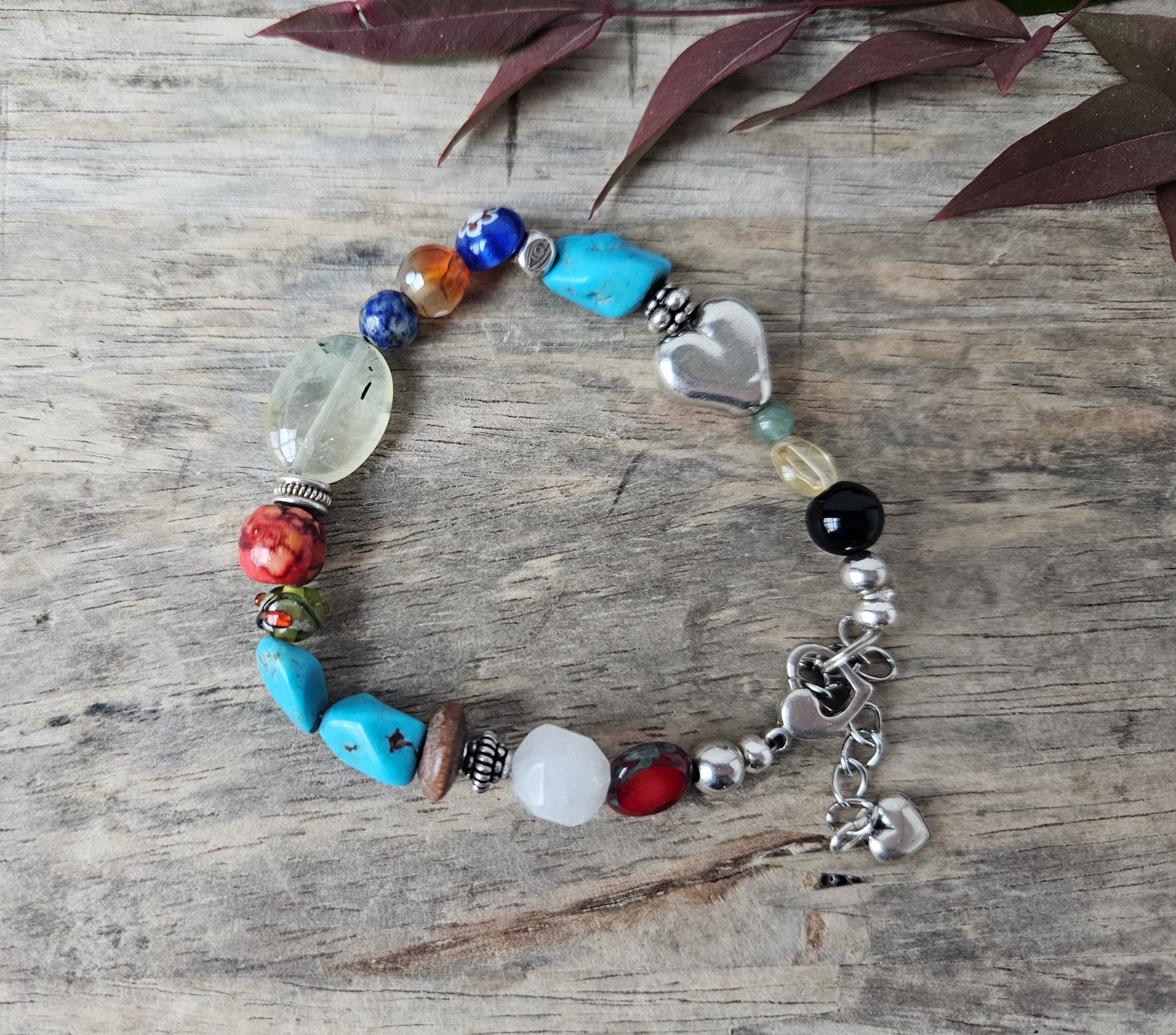 LOVE Stone Beaded Bracelet